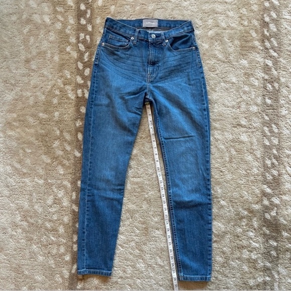 Everlane The High-Rise Skinny Jean Medium Blue Wash Size 27 Regular - Picture 5 of 9
